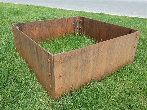 metal planting boxes|small metal planter box.